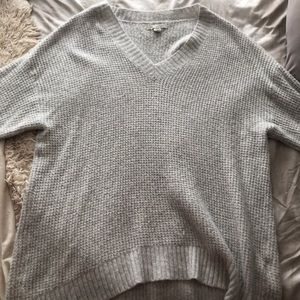 american eagle grey sweater
